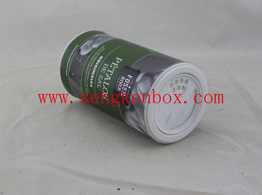 Salt Petals Packaging Dispenser Paper Tube