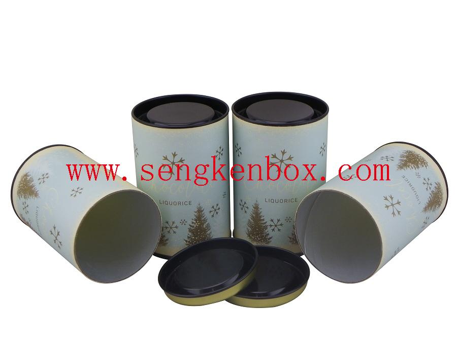 Christmas Gift Packaging Paper Cans
