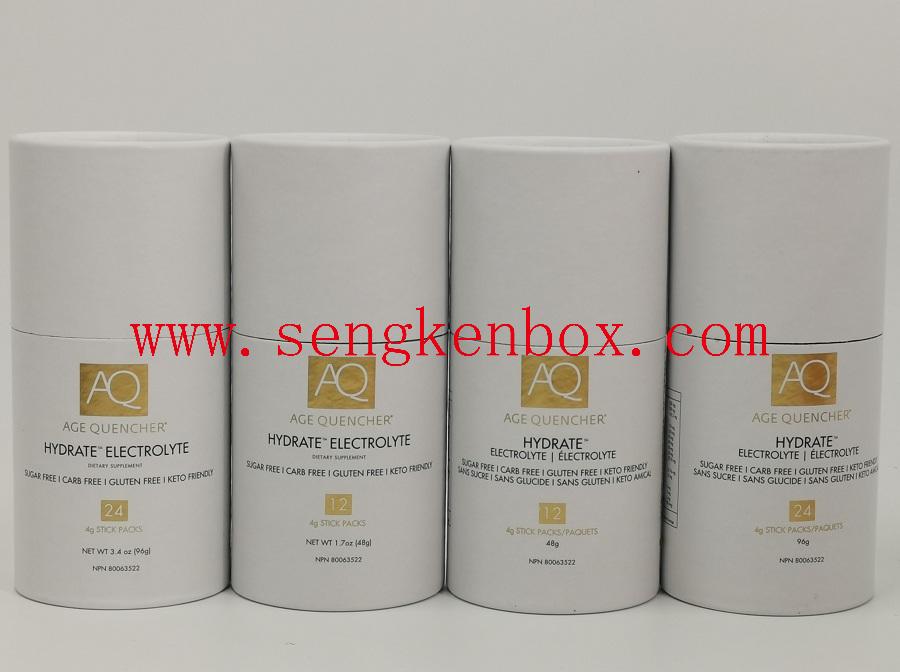 Rolled Edge Paper Cans Packaging