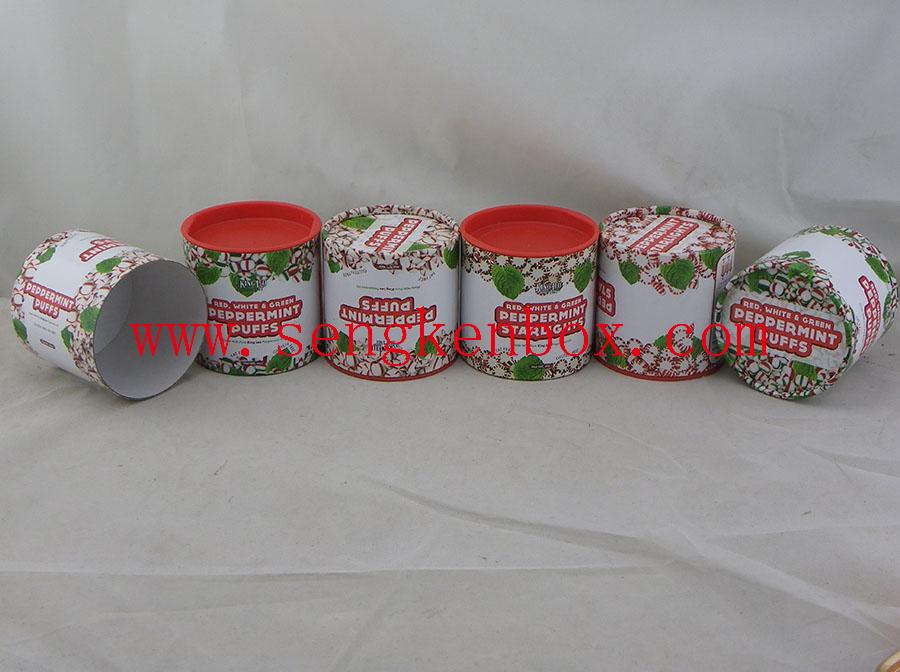 Two Pieces Food Grade Paper Cans