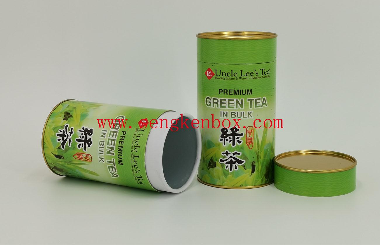 Dust-proof Plastic Cover Paper Cans Packaging