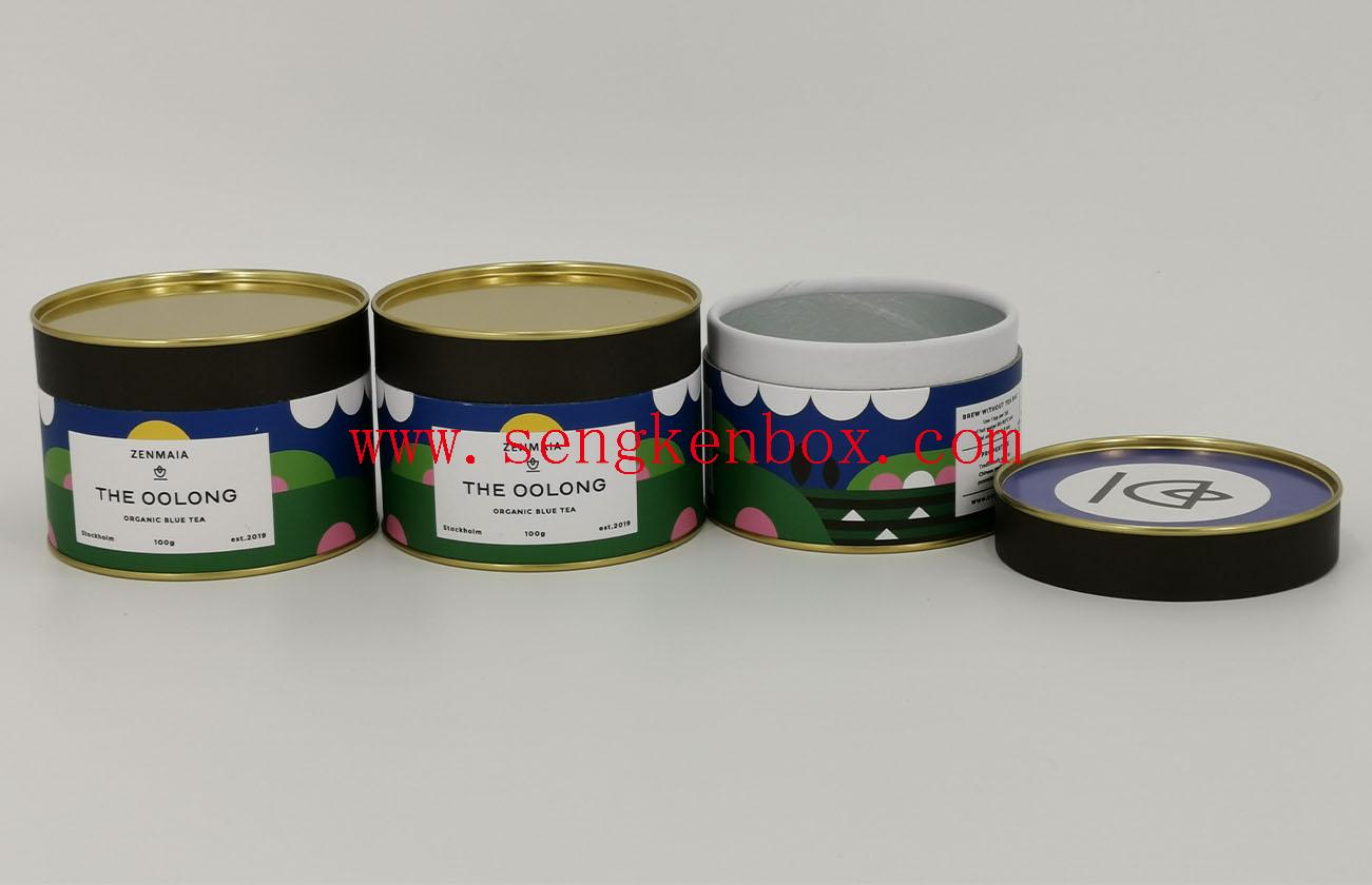 Paper Cans with Tinplate Lid