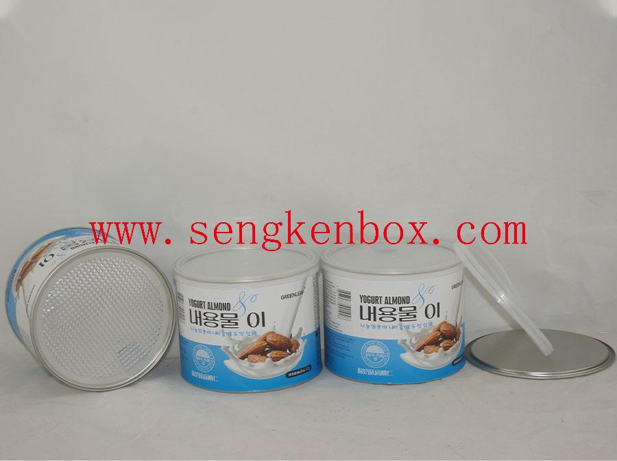Yogurt Almond Packaging Paper Tube