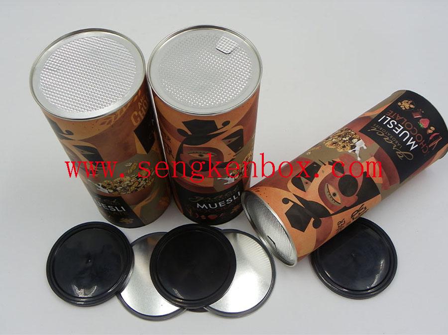 Muesli Chocolate Food Packaging Paper Cans