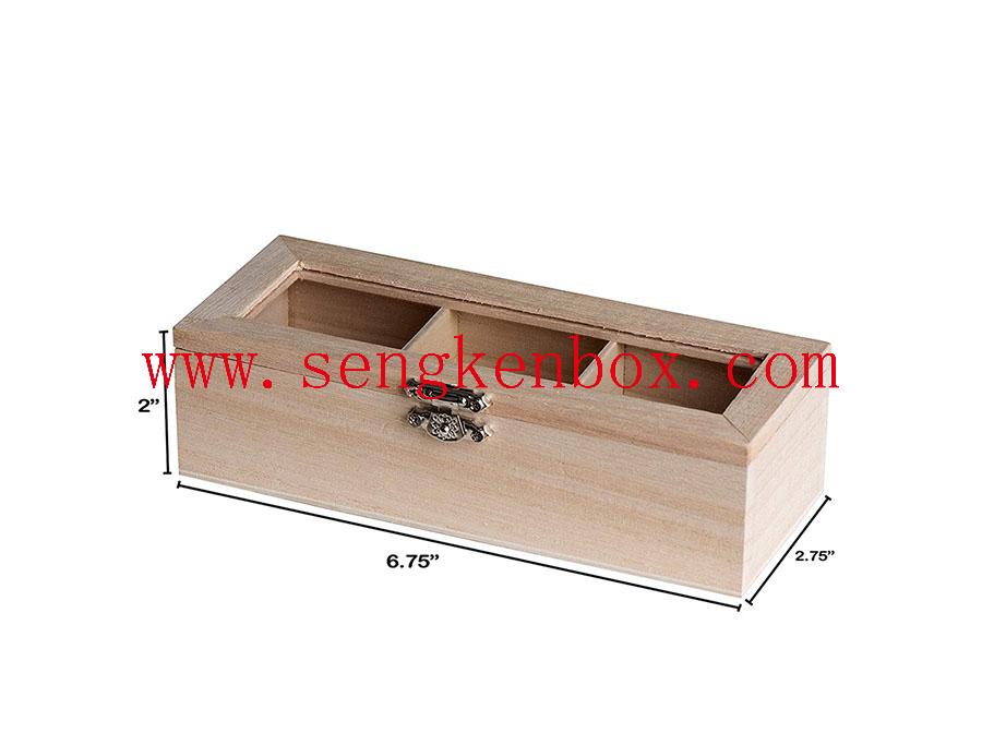 Wooden Box With Metal Clasp
