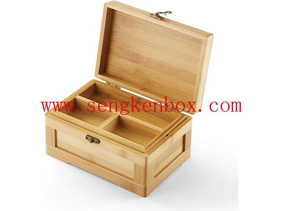 Wooden Box With Metal Clasp