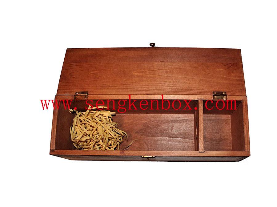 Wooden Box With Metal Clasp