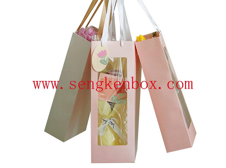 Ribbon Handle Paper Gift Bag