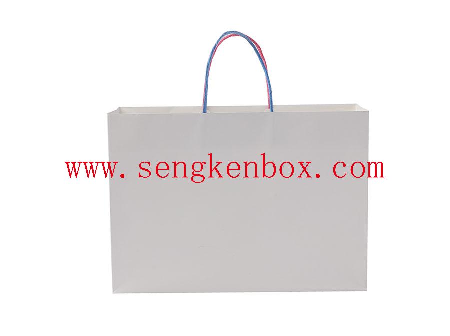 White Paper Gift Bag