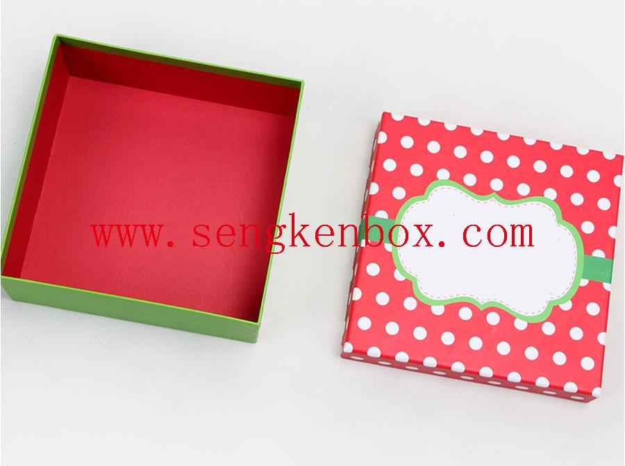 صندوق هدايا ورقي للجسم أخضر بوكس