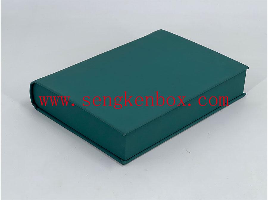 صندوق جلد صدفي أخضر