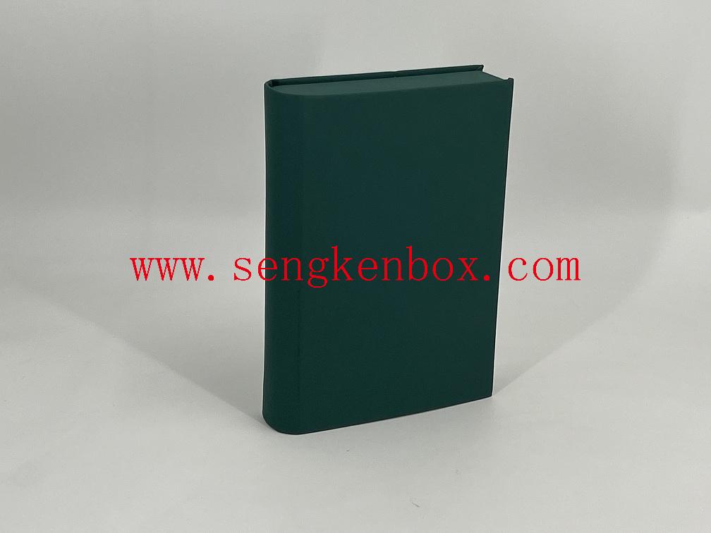 كتاب صندوق مصنوع يدويا من الجلد