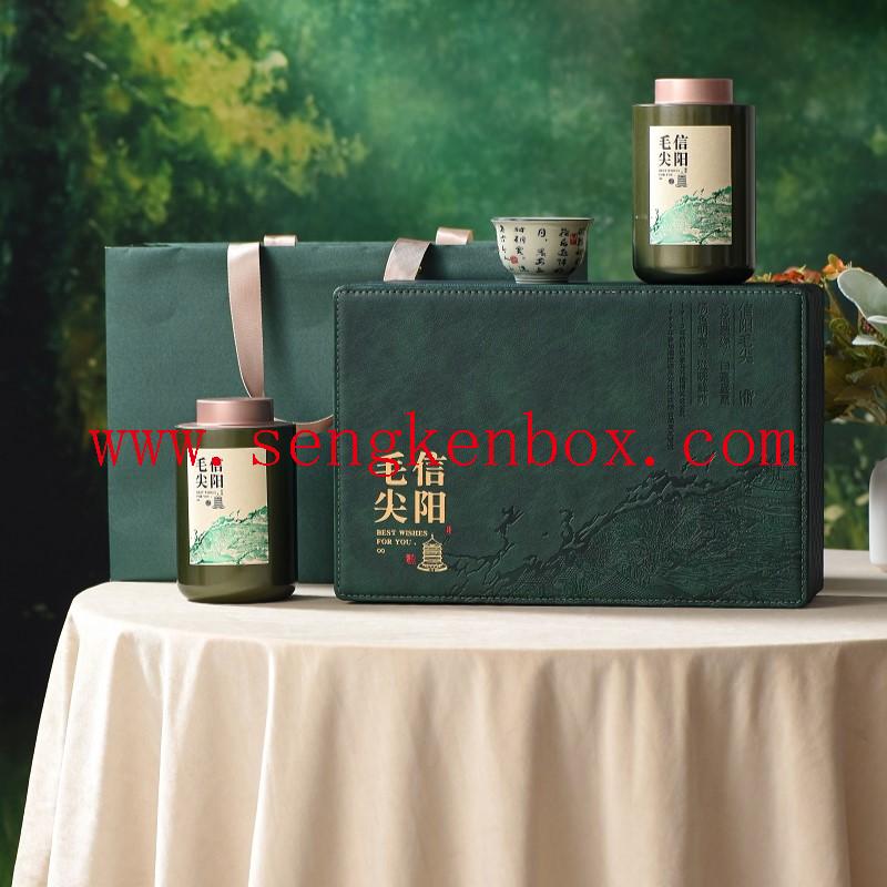leather incense burner box