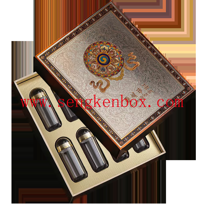 Empty gift packaging box