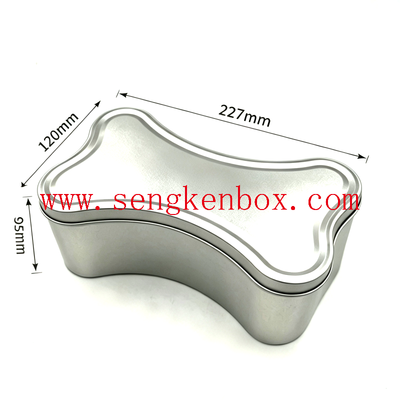 Bone Shaped Tin Box
