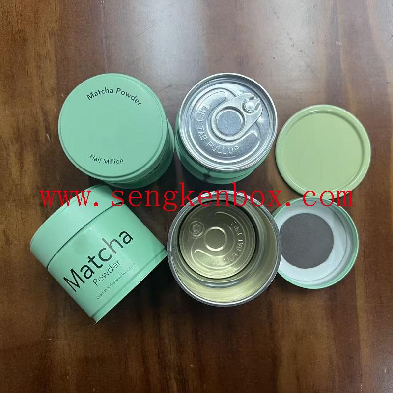 Matcha Powder Tin Can