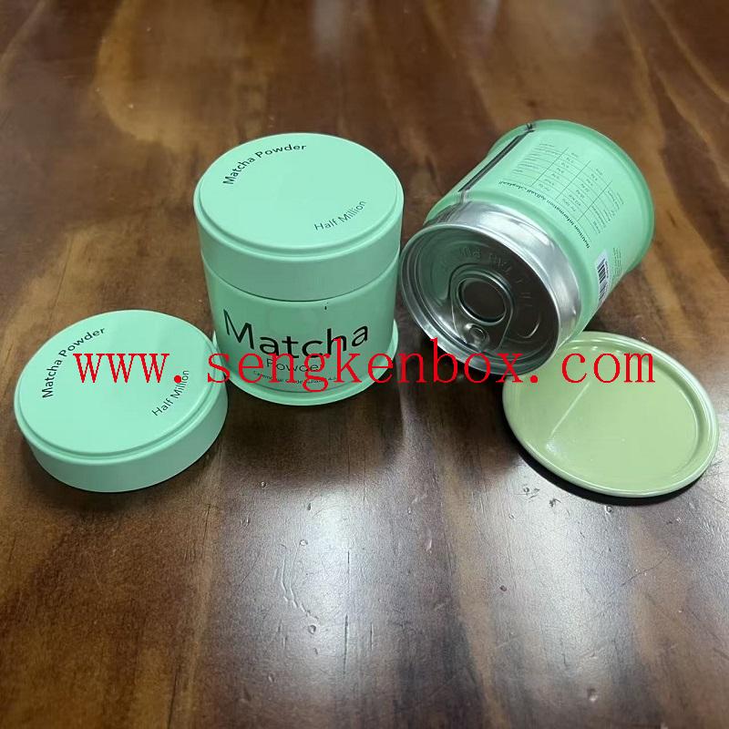 Easy Pull Lid Tin Can