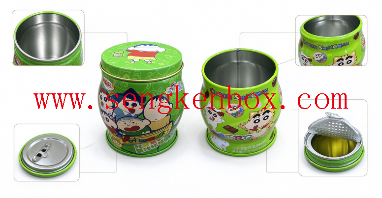 Supermarket Retail Display Cartoon Tin Can