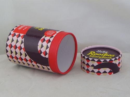 Honeybush Packaging Round Cans Box