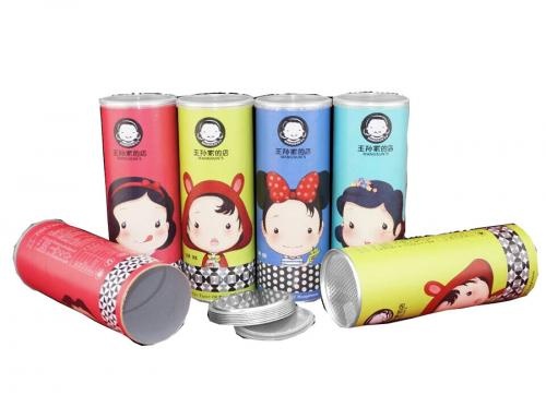 Food Packaging Paper Cans With Stick Bottom
