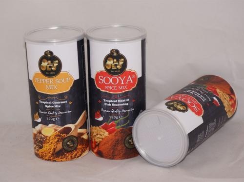 Spice Mix Packaging Paper Cans