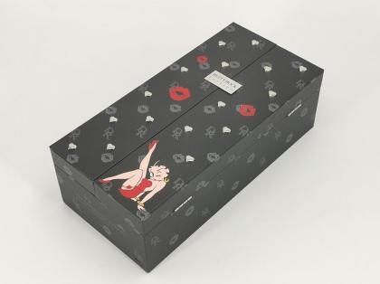 Double Open Door Wine Packaging Leather Box
