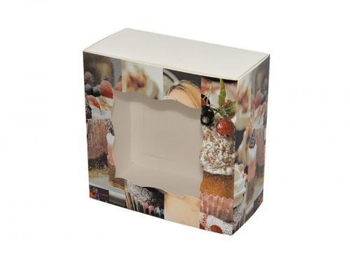 Cake Pulling Type Paper Bag With Window