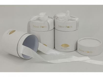 Gift Paper Tube Packaging With Ribbon