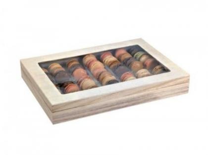 White Food Grade Macaron Dessert Box