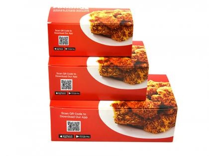 Customized Food Grade French Fried Chicken Box