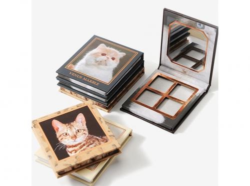 Cat Design Empty Eyeshadow Palette Box