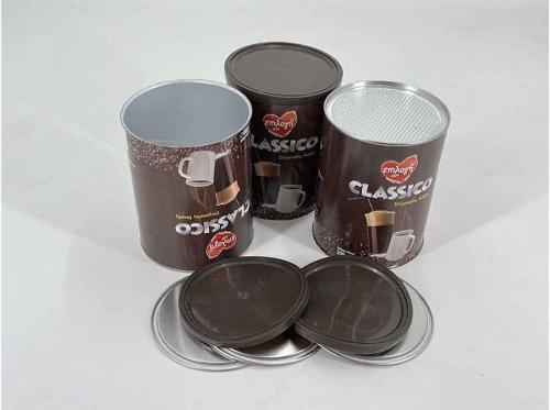 Customizable Outer Packing Simple Coffee Food Cans
