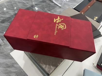 OEM و ODM Leather Handle Magnetic Snack Flip Lid Box Leather Box Printing للبيع