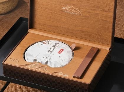 OEM و ODM Leather Gift Box Teabag Dry Powder Packing Luxury PU Leather Box للبيع