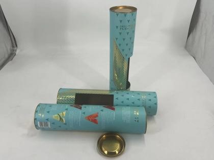 OEM و ODM Manufacturer Paper Cans Environmental Food Grade Gift packaging Custom Sealed Wrapping للبيع